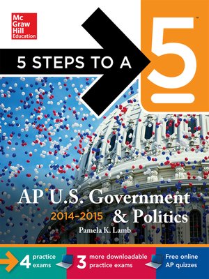 cover image of 5 Steps to a 5 AP US Government and Politics, 2014-2015 Edition